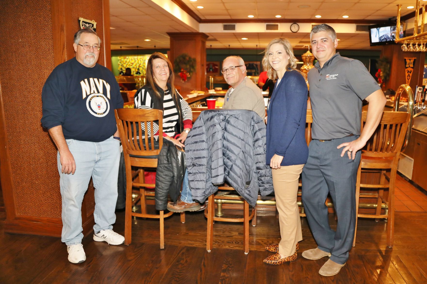 Dave Duer, Debbie and Bob Breen, Haley and Trevor Coons